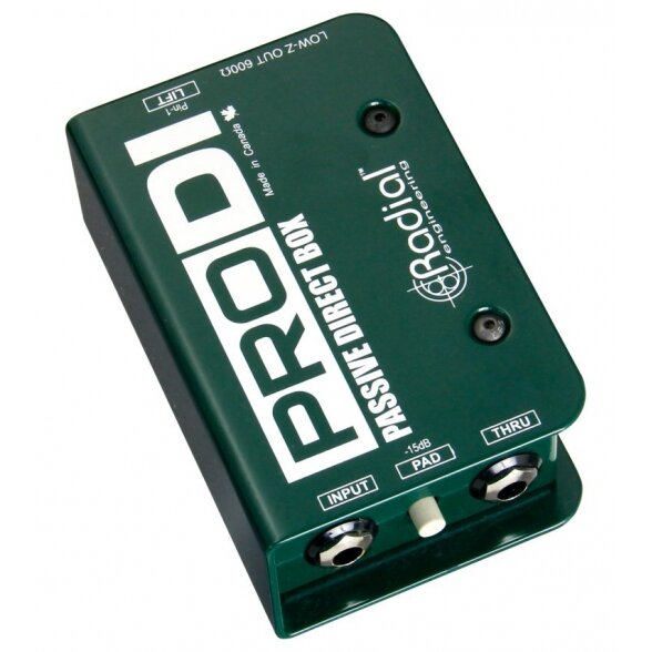 Radial Engineering Pro DI Mono Passive Direct Box 1 Radial Engineering Pro DI Mono Passive Direct Box 1