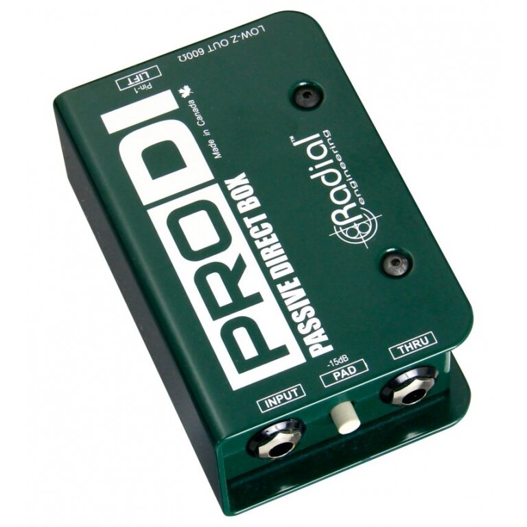 Radial Engineering Pro DI Mono Passive Direct Box 1 Radial Engineering Pro DI Mono Passive Direct Box 1