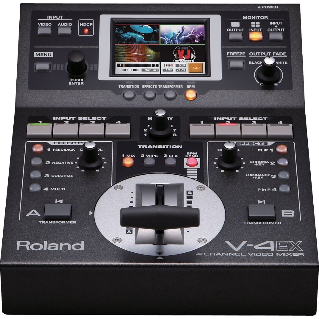 Roland V-4EX 4-Channel Digital Video Mixer with Effects 2 Roland V-4EX 4-Channel Digital Video Mixer with Effects 2